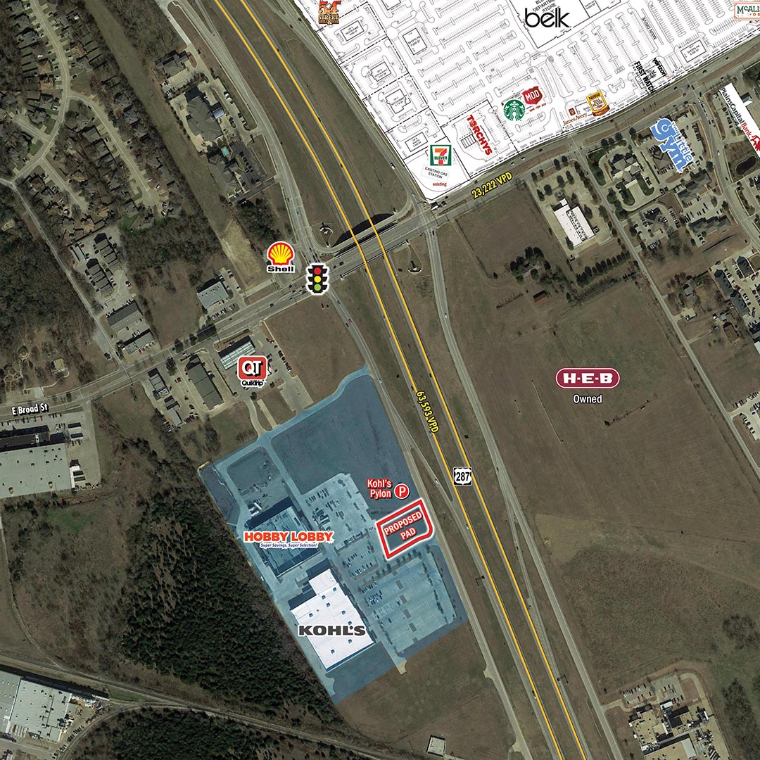 Kohl’s Anchored Pad Site Mansfield featured image