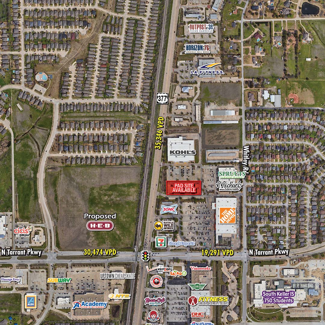 Kohl’s Pad Site – Ground Lease Only #366 Keller featured image