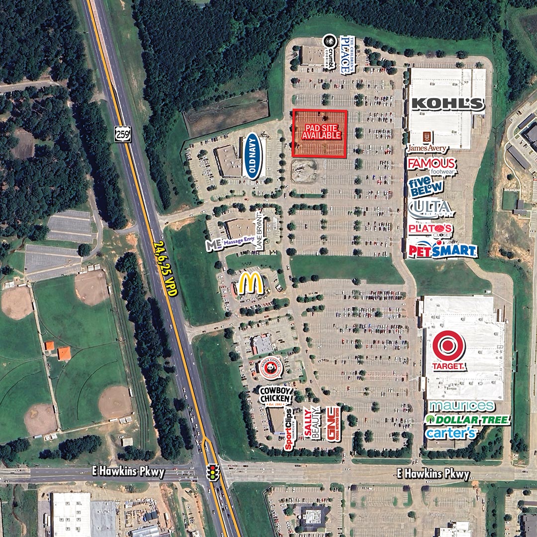 Kohl’s Pad Site – Ground Lease Only #1180 Longview featured image