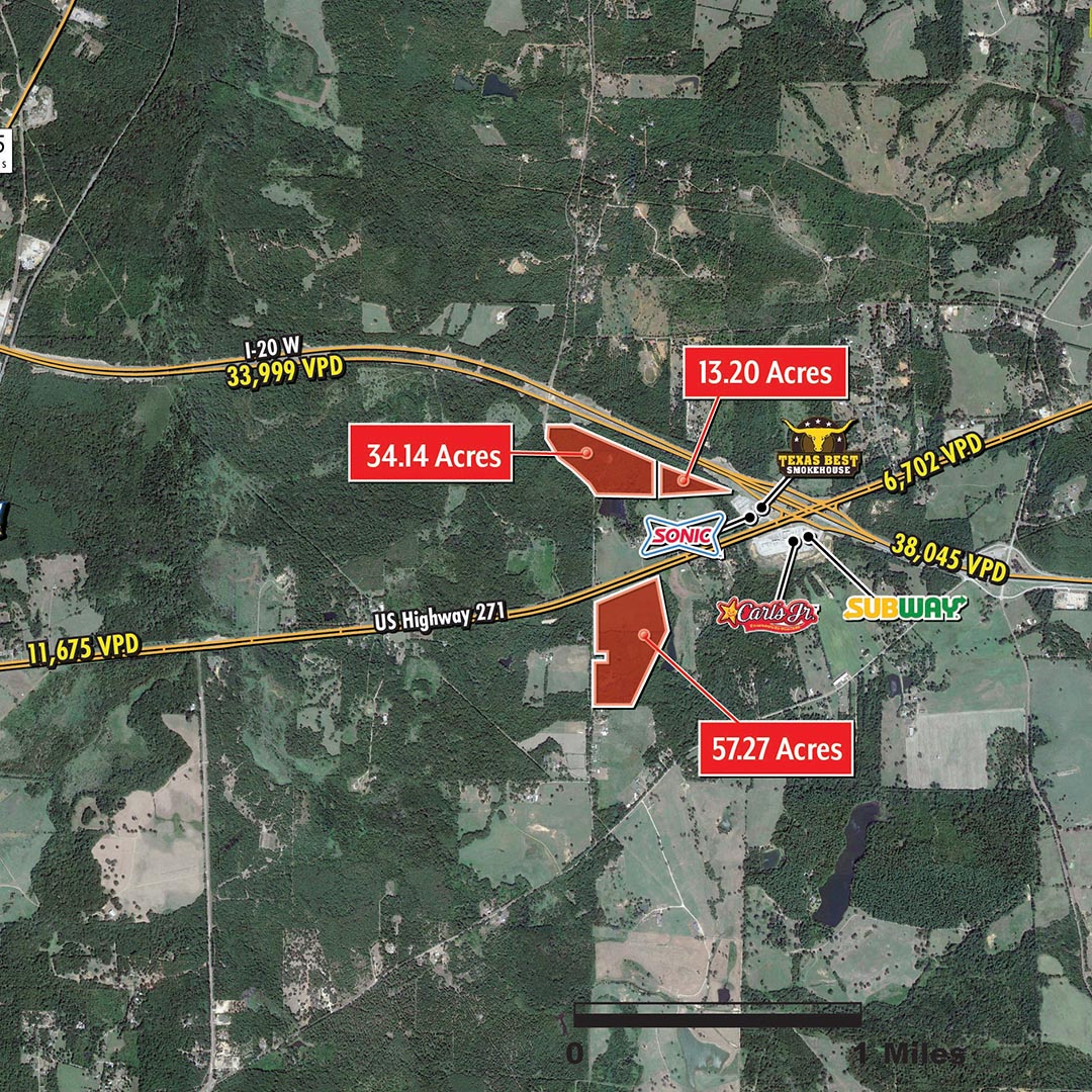 Land For Sale on I-20 Just North of Tyler featured image