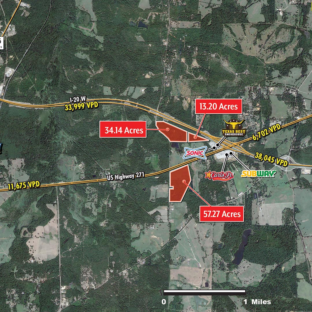 Land For Sale on I-20 Just North of Tyler featured image