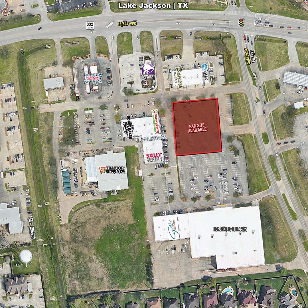 Kohl’s Pad Site – Ground Lease Only #1058 Lake Jackson featured image