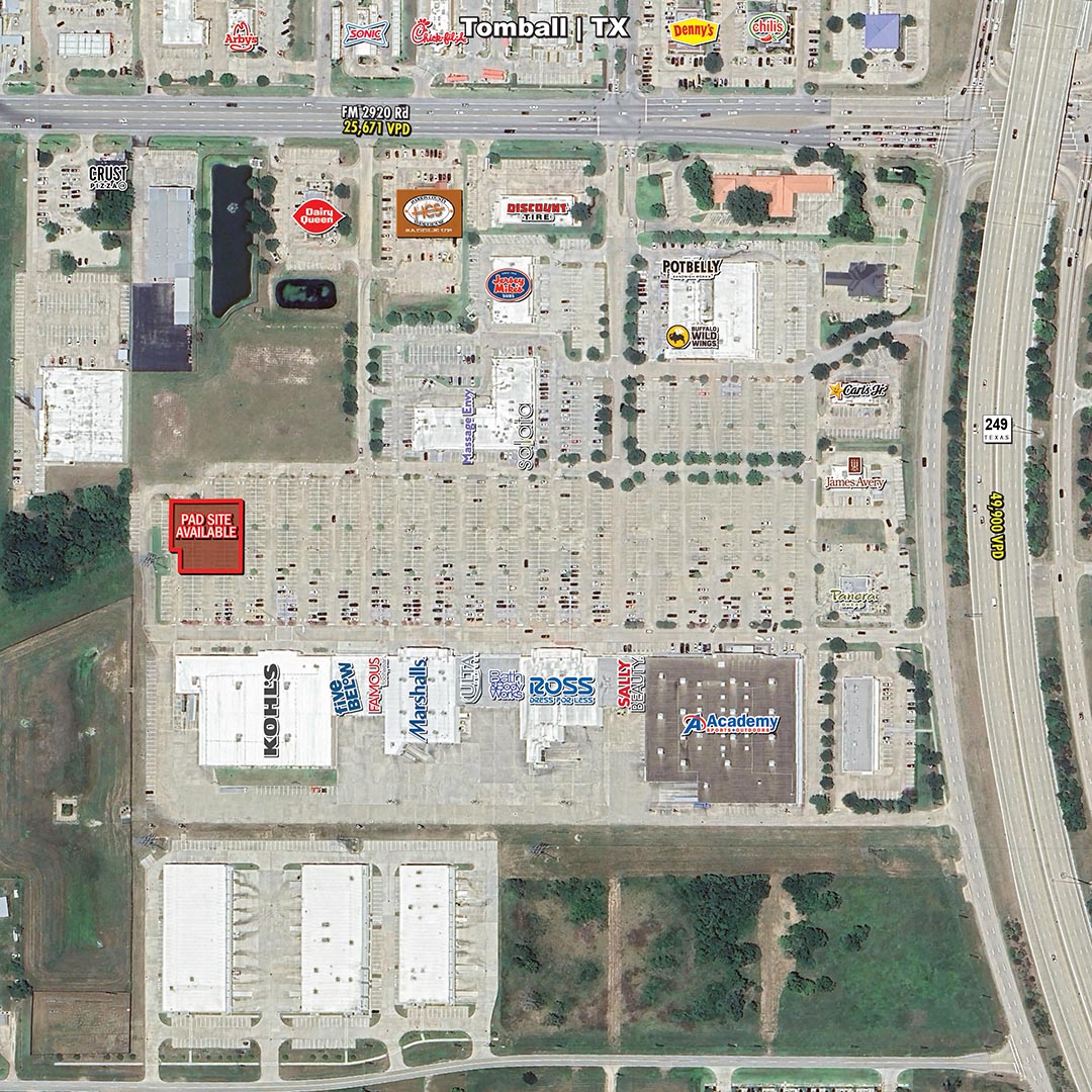 Kohl’s Pad Site – Ground Lease Only #1469 North Tomball featured image