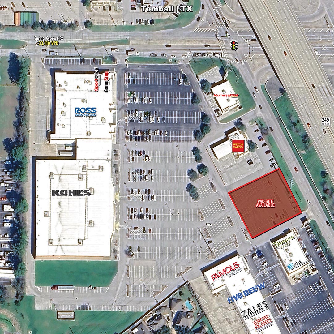 Kohl’s Pad Site – Ground Lease Only #552 Tomball South featured image